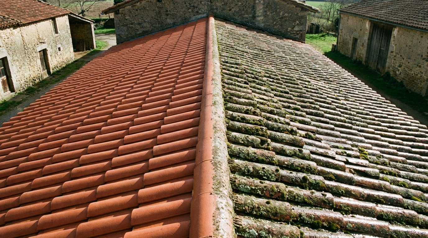 Prix demoussage toiture m2 – Maniaque