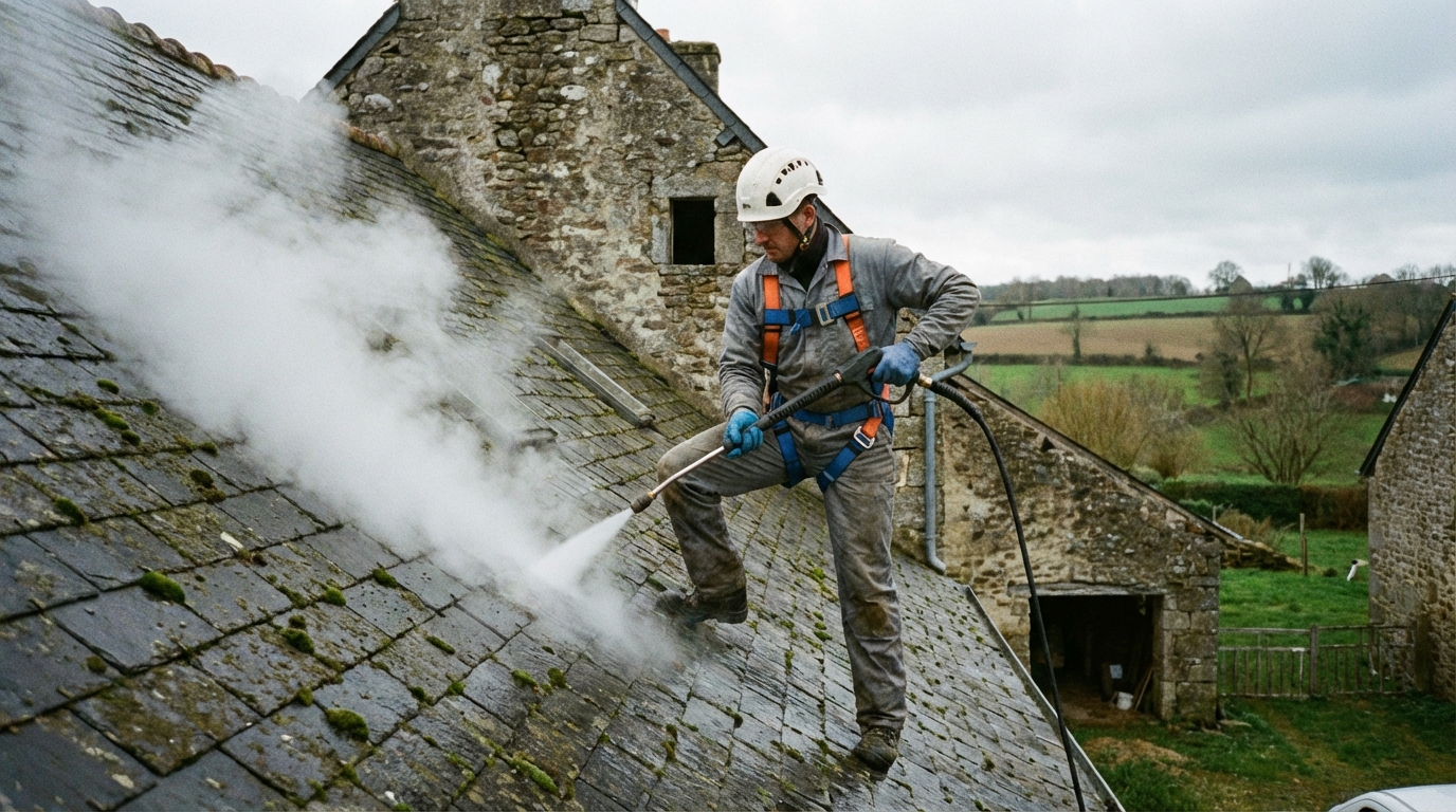 Prix demoussage toiture m2 – Maniaque