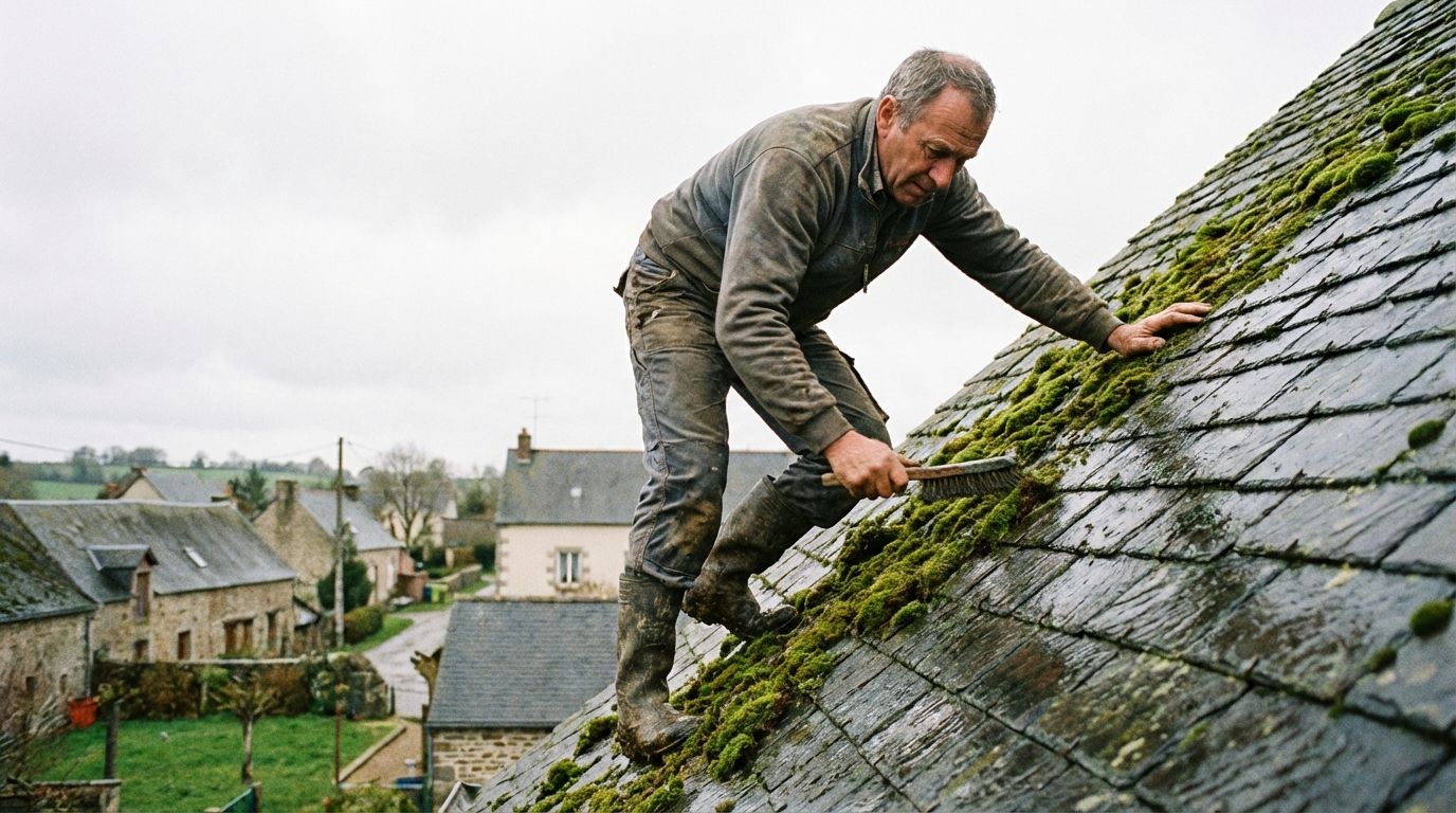 Enlever mousse toiture soi meme – Maniaque