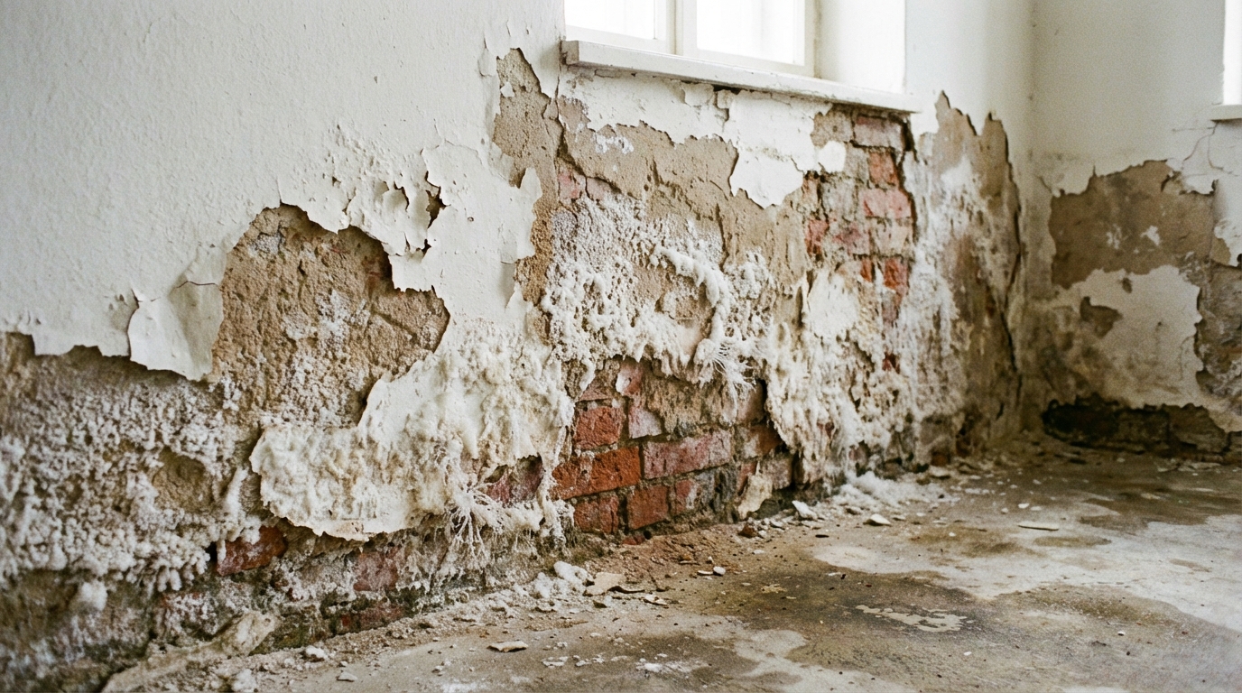 Mur humide apres pluie – TECHNIDRY