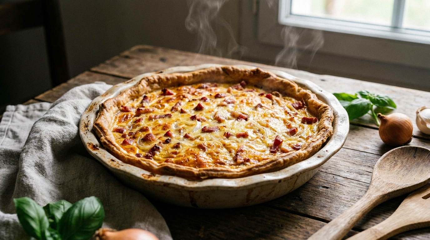 Recette quiche lorraine traditionnelle – Very Gourmand - Epicerie Française