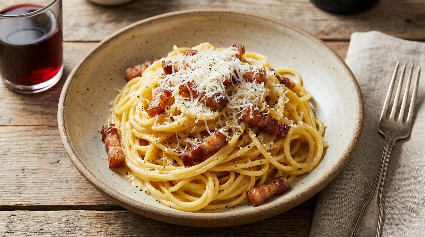 Recette carbonara originale – Very Gourmand - Epicerie Française