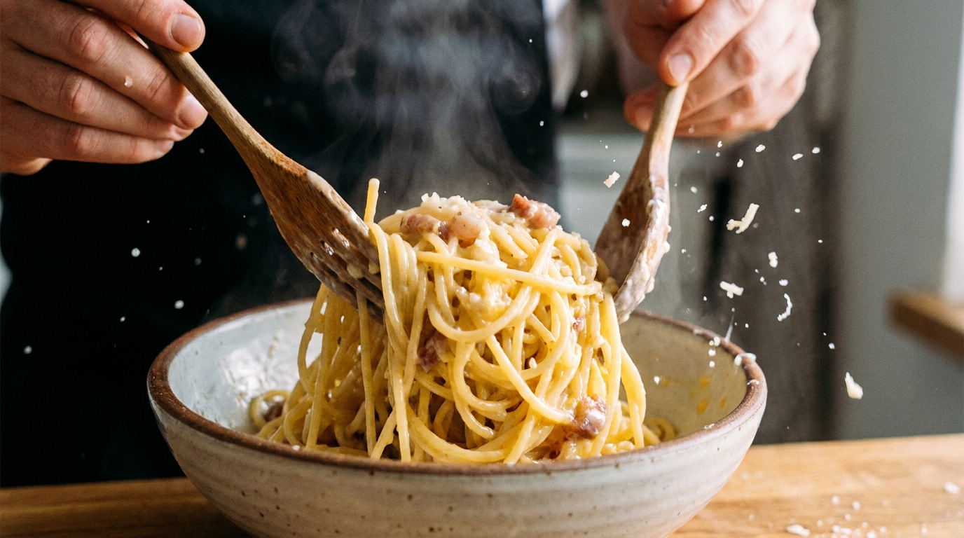Recette carbonara originale – Very Gourmand - Epicerie Française