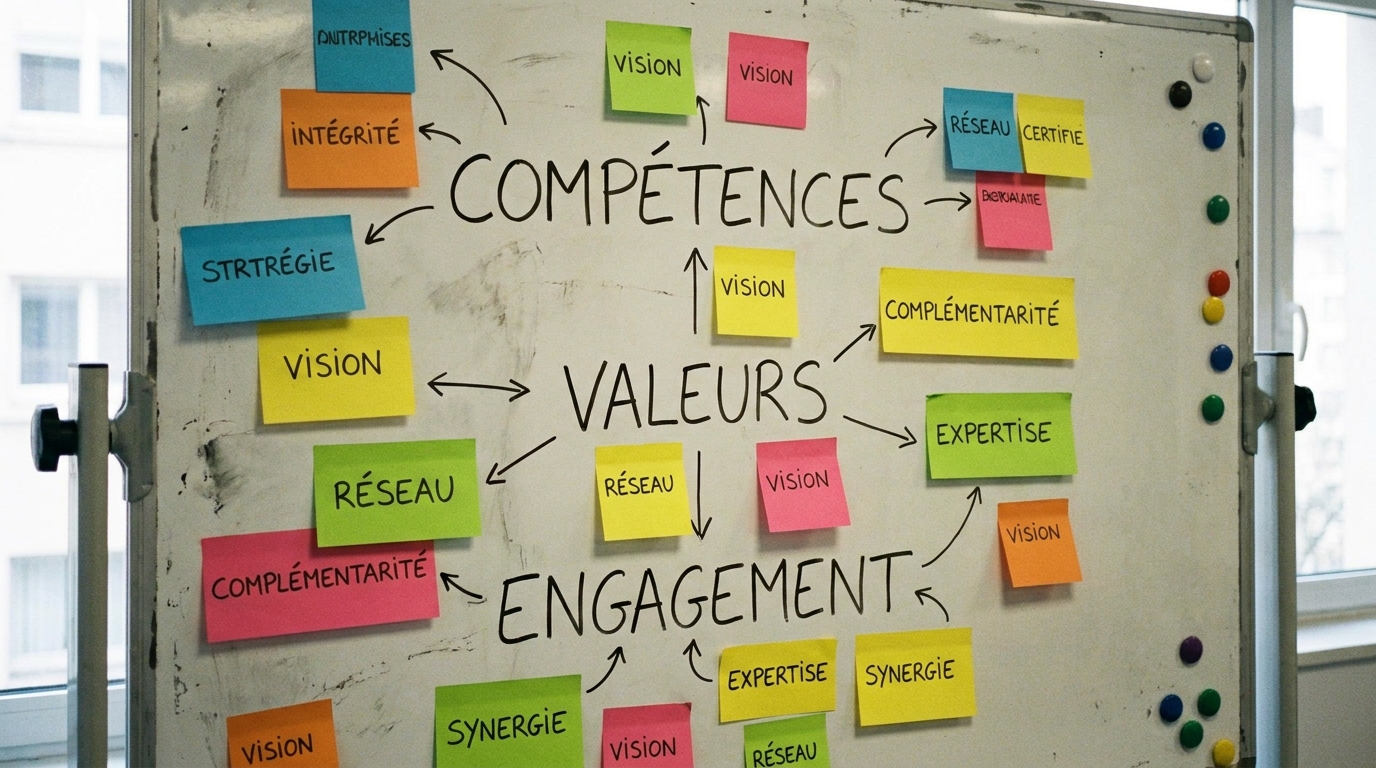 Chercher associe creer entreprise – cofondateurauchomage